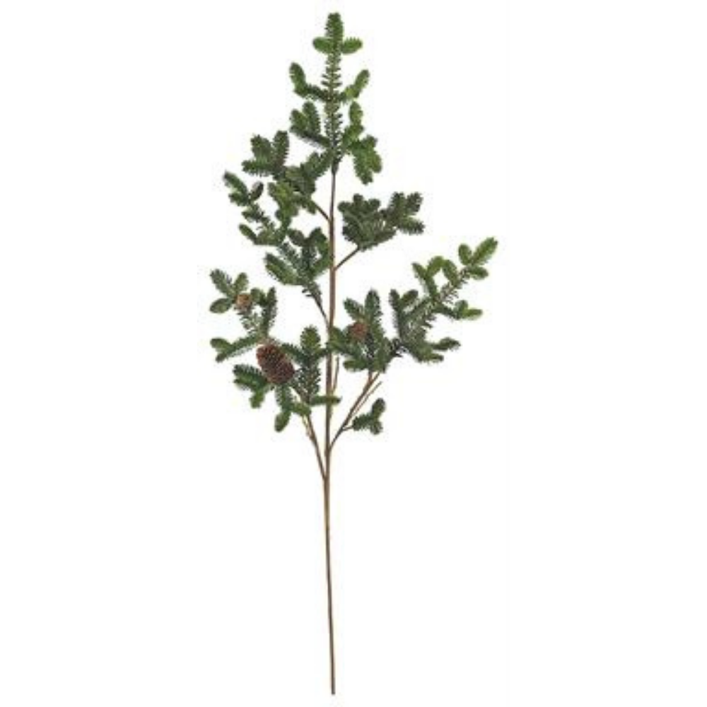 RAMA DE PINO DEDO TONO VERDE 122 CM