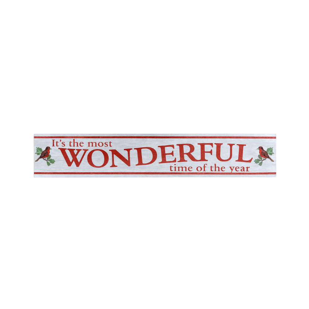 LETRERO DE METAL WONDERFUL TIME