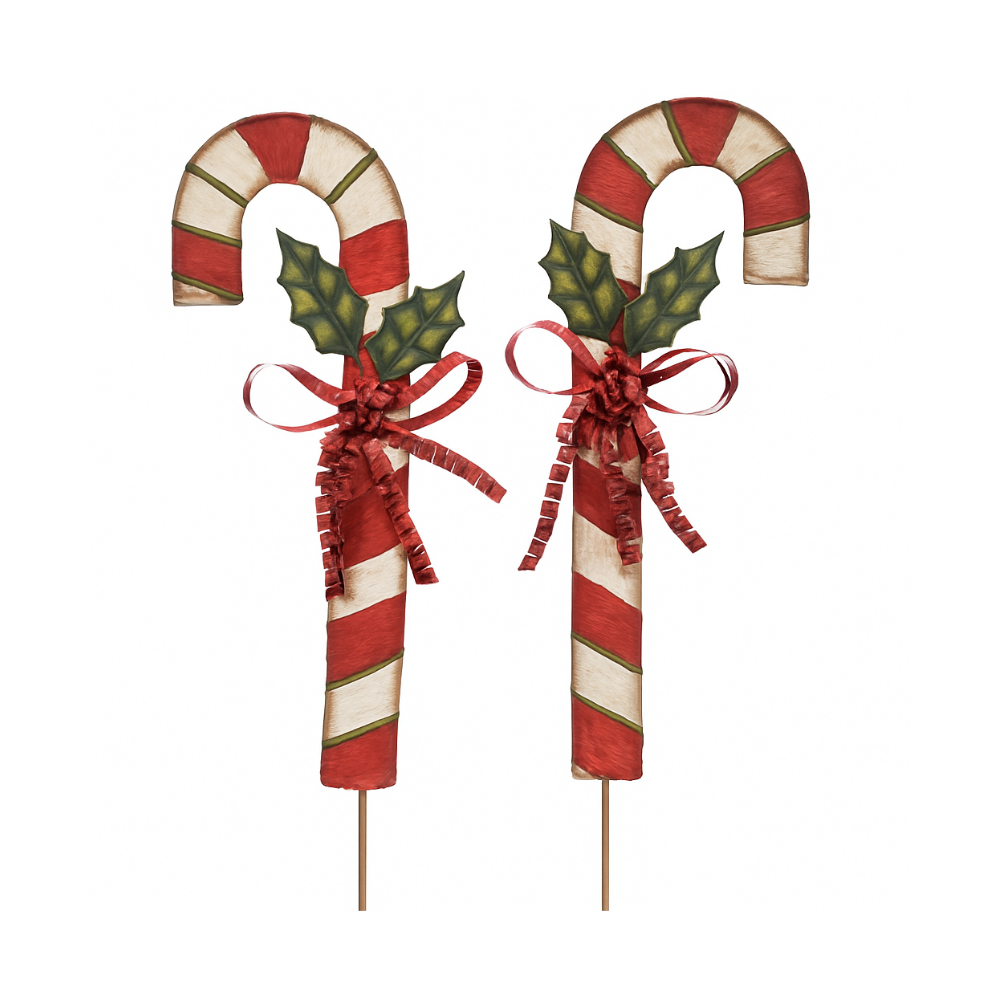 SET DE 2 CARAMELOS ESTACAS PARA JARDIN