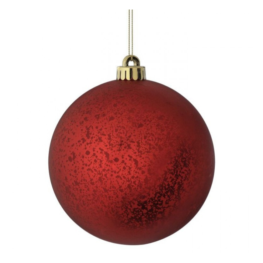 ESFERA ROJO MATE MED:25 CM