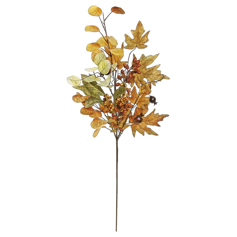 TALLO DECORATIVO MIX OTOÑAL EN TONOS CALIDOS 91 CM