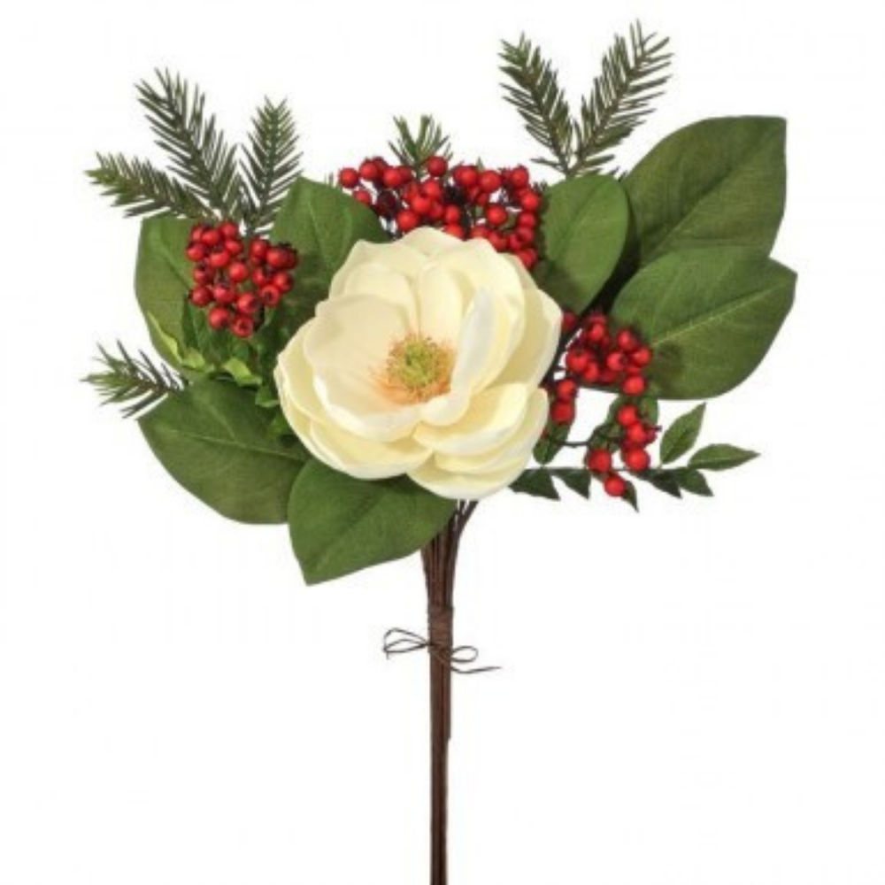 RAMO MIXTO MAGNOLIA,PINO Y BERRY MED:51 CM
