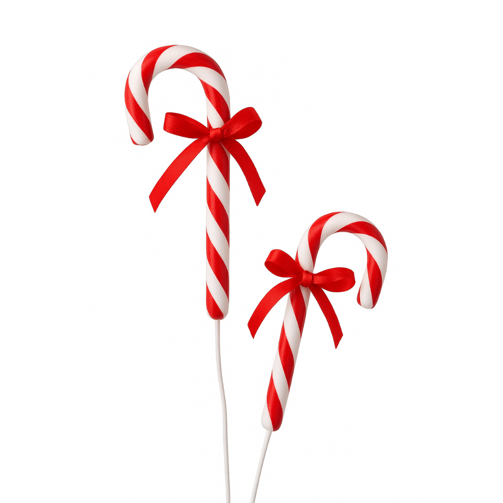 BASTÓN DE DULCES DE MENTA EN TONOS BLANCO Y ROJO MED:68 CM