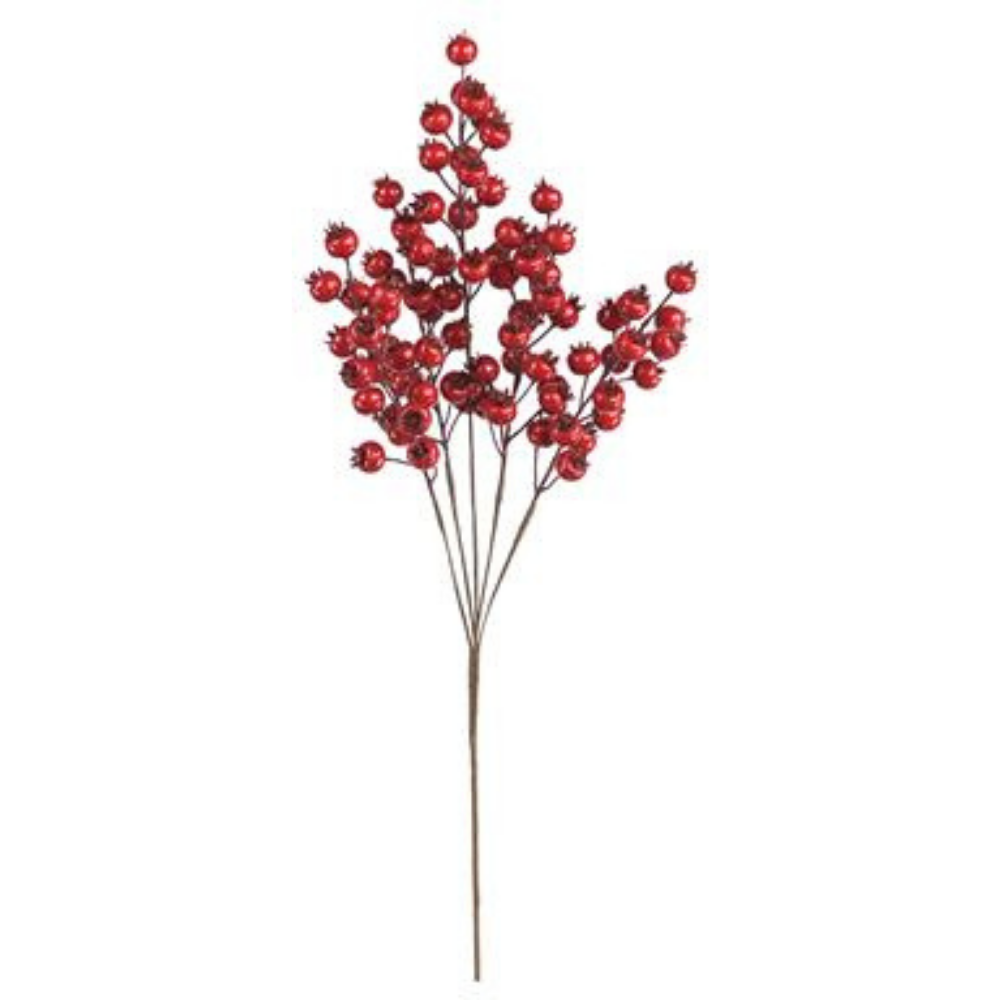 RAMA DE BERRIES ROJAS X5 74 CM