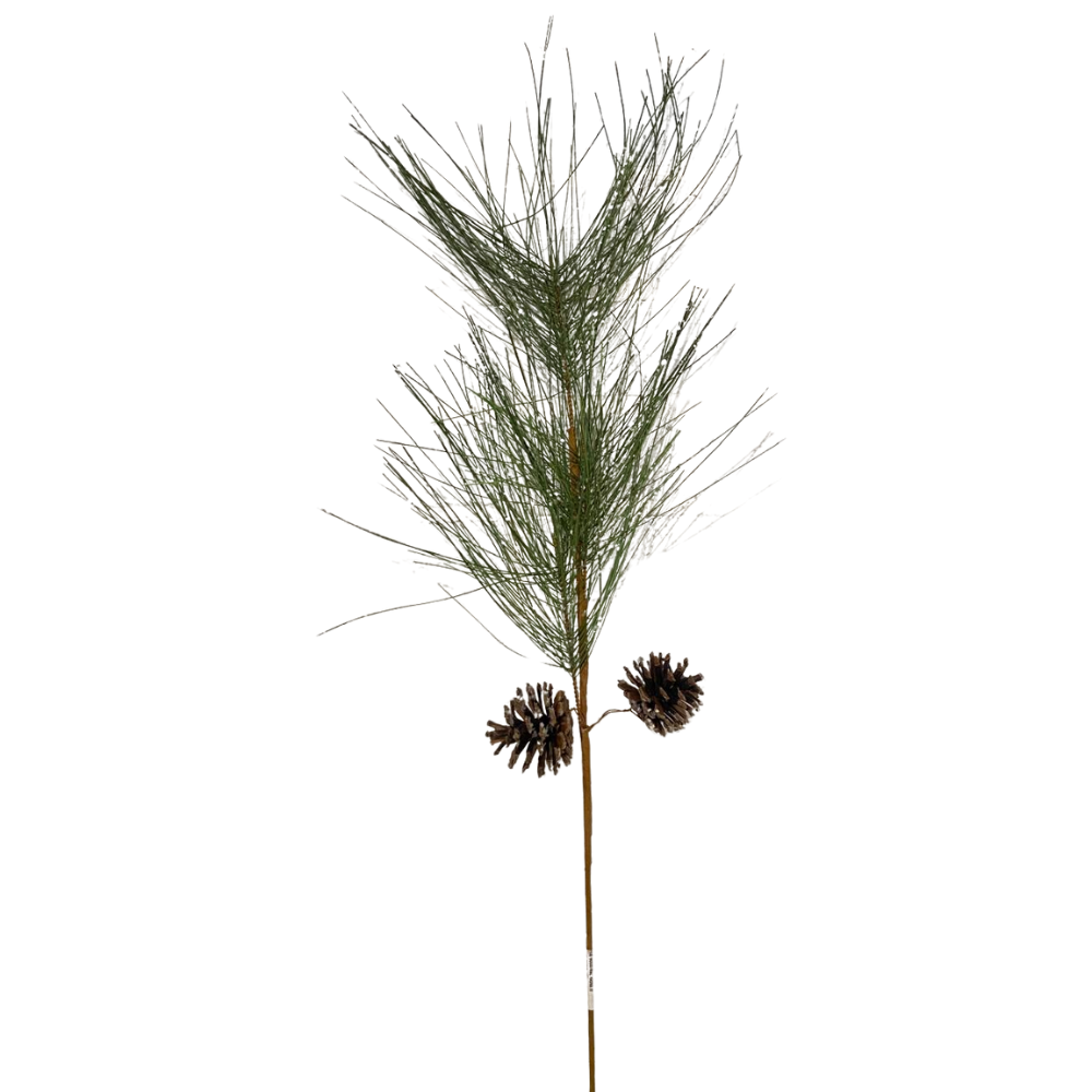 RAMA DE PINO NATURAL CON PIÑAS MED:70 CM
