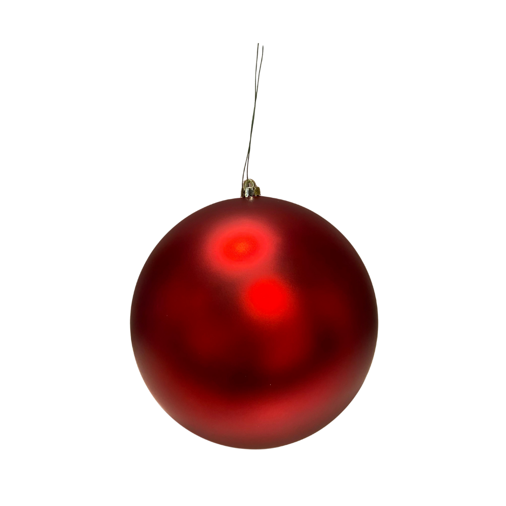 ESFERA ROJO MATE INASTILLABLE MED:30 CM