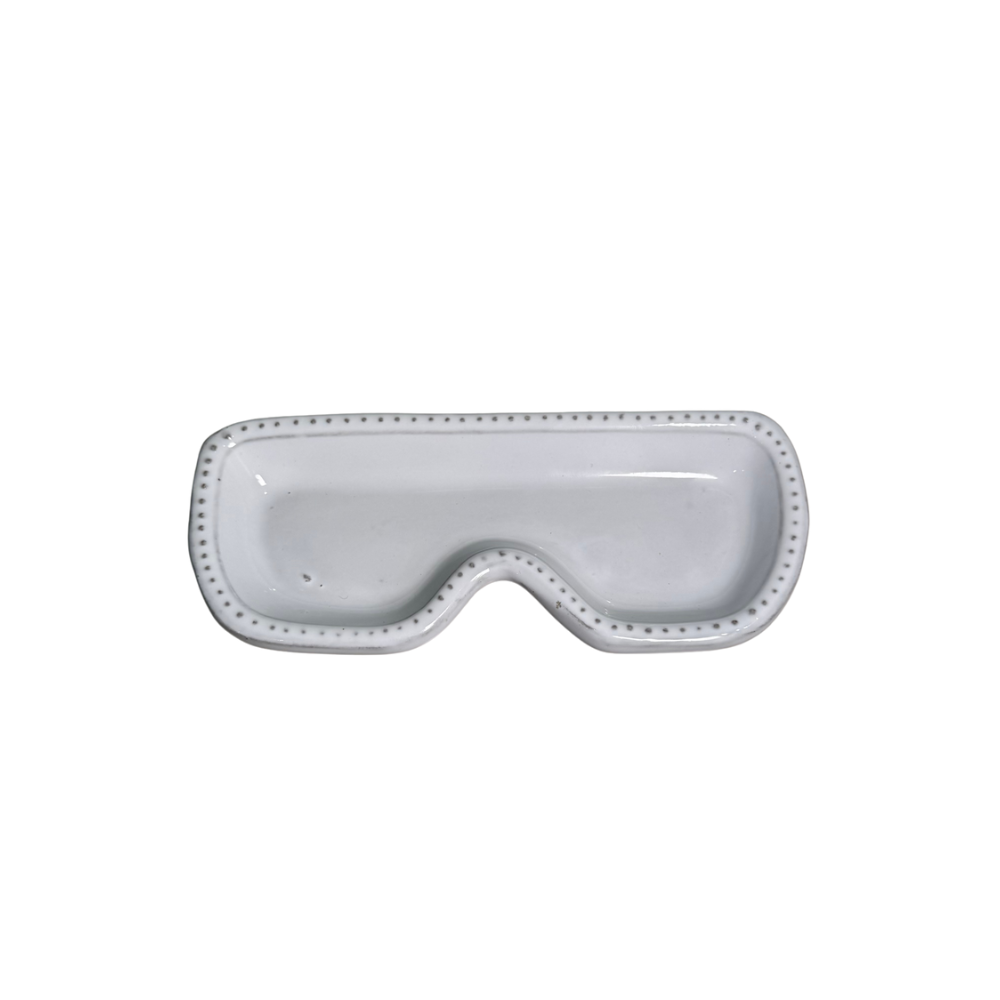 PORTALENTES BLANCO DE BARRO MED:16 CM