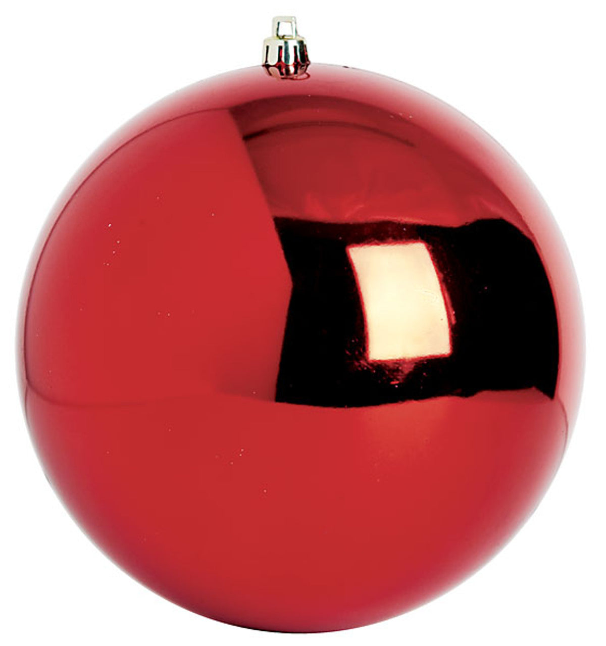 ESFERA ROJO BRILLANTE INASTILLABLE MED:30 CM