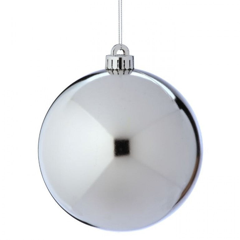 ESFERA PLATA BRILLANTE INASTILLABLE MED:25 CM