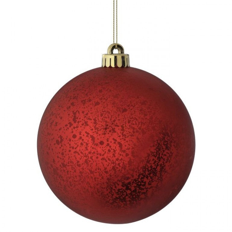 ESFERA ROJO MATE MED:25 CM