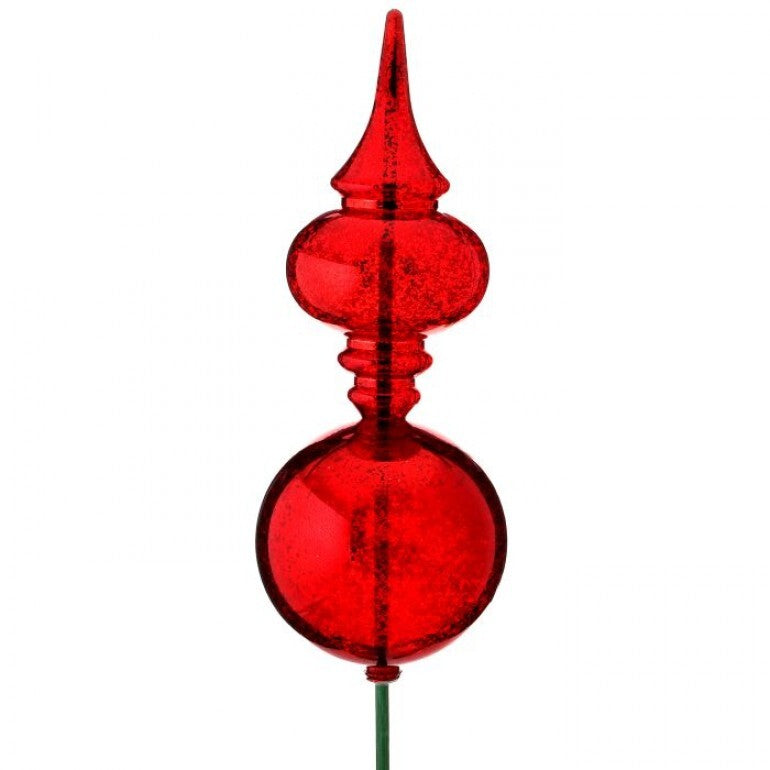 ESFERA FINIAL ROJO BRILLANTE MED:60 CM
