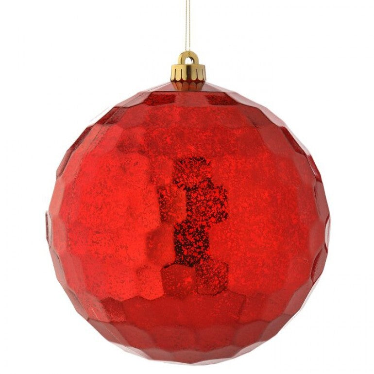 ESFERA ROJA ESPEJEADA MED:20CM