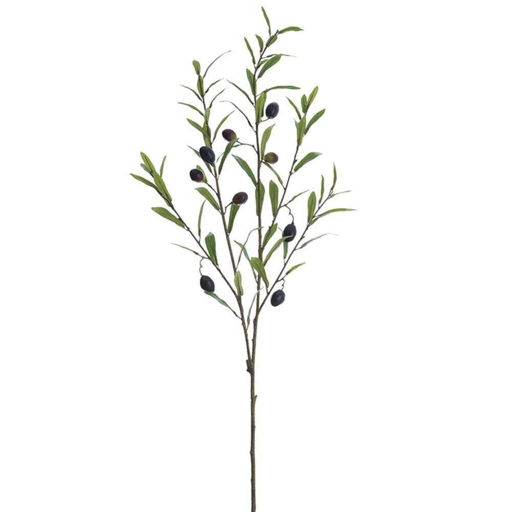 RAMA DE OLIVO CON ACEITUNAS MED:96.5 CM