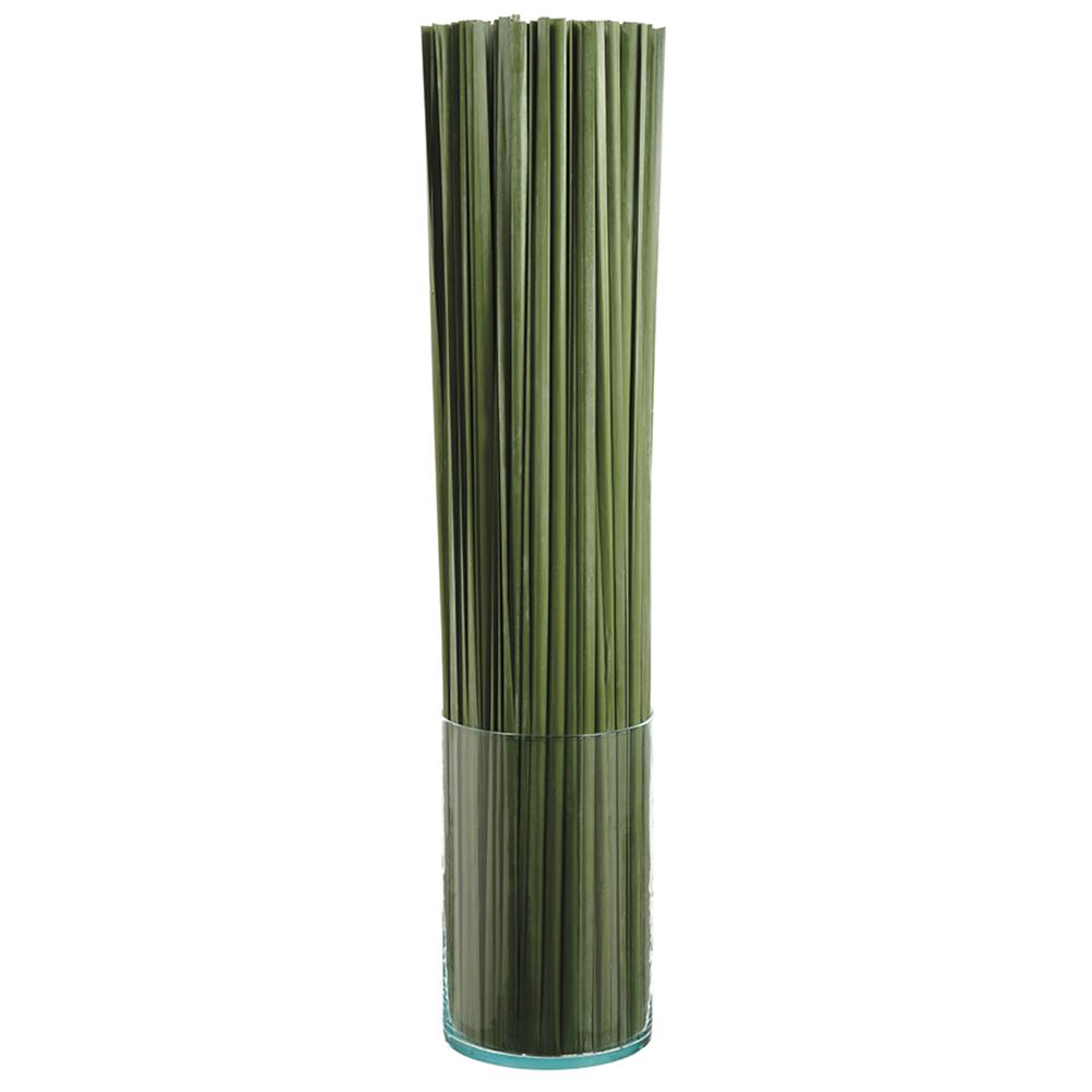 ARREGLO DE HIERBA ALTA EN FLORERO DE CRISTAL MED:107 CM